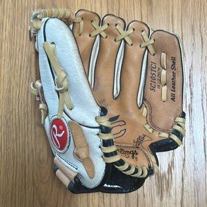 Rawlings Leather Kids Baseball Glove